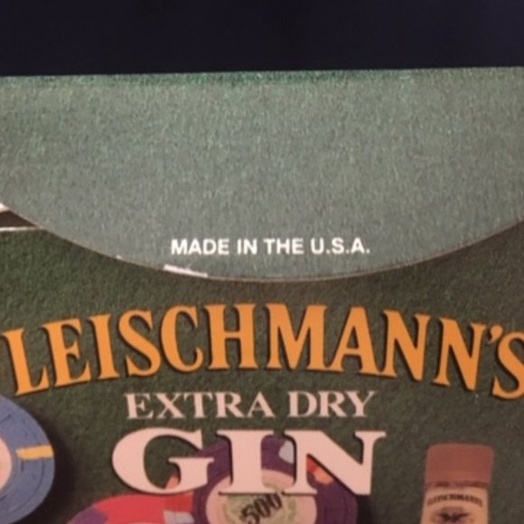 VTG 1992 Fleischmann's Extra Dry Gin Playing Deck Cards Poker Size - Picture 5 of 10